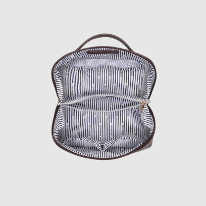 Ellis Cosmetic Case - Chocolate