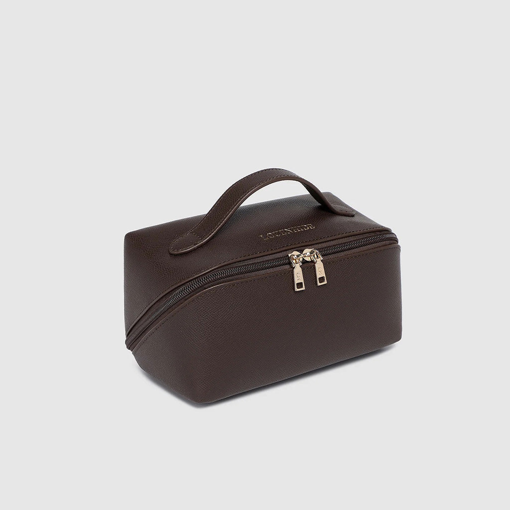 Ellis Cosmetic Case - Chocolate