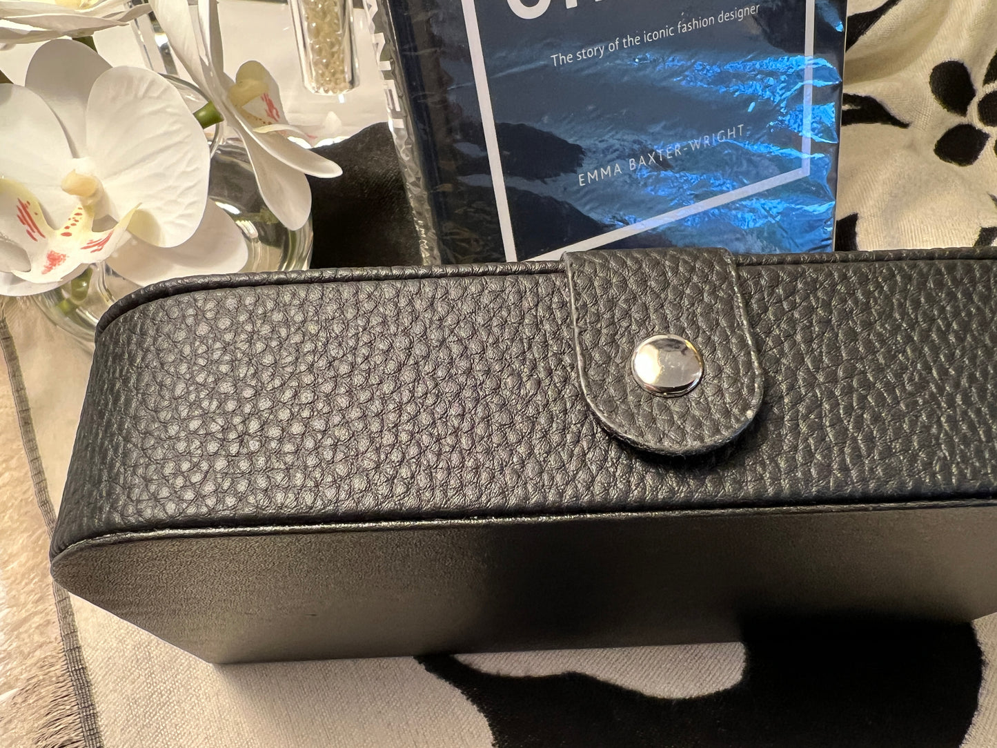 Miss D Rectangle Jewellery Box - Black
