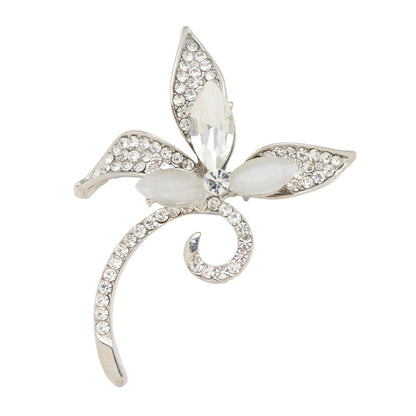 Flo Crystal Brooch