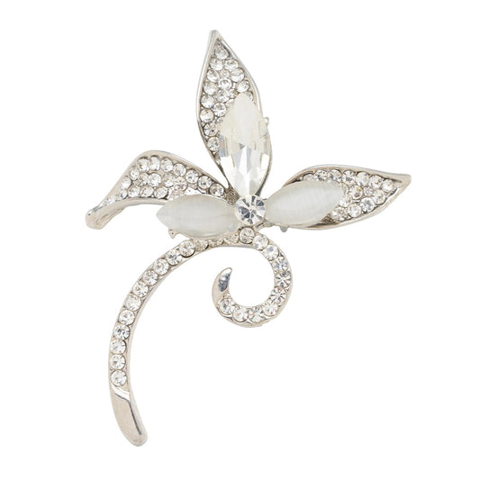 Flo Crystal Brooch