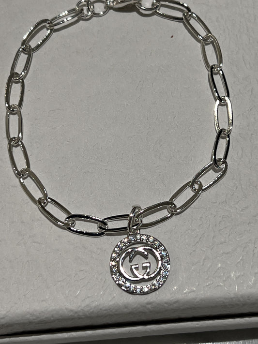 Guccee Silver Bracelet