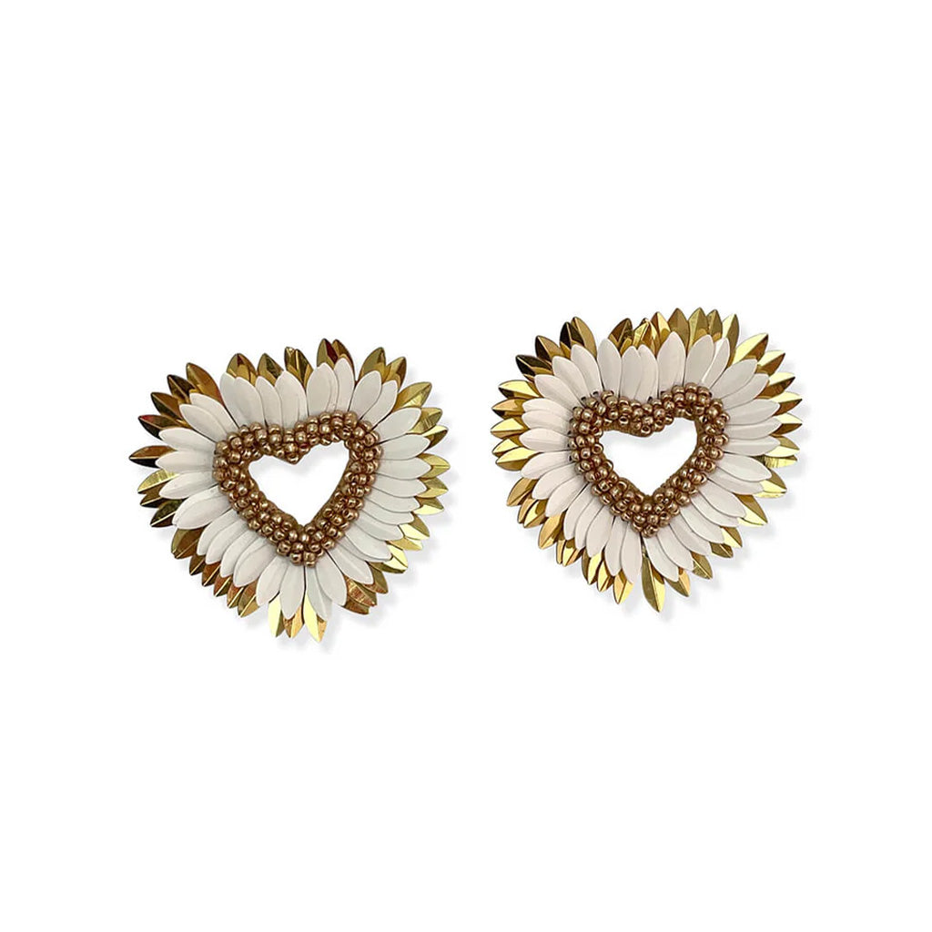 Halo Heart Earrings