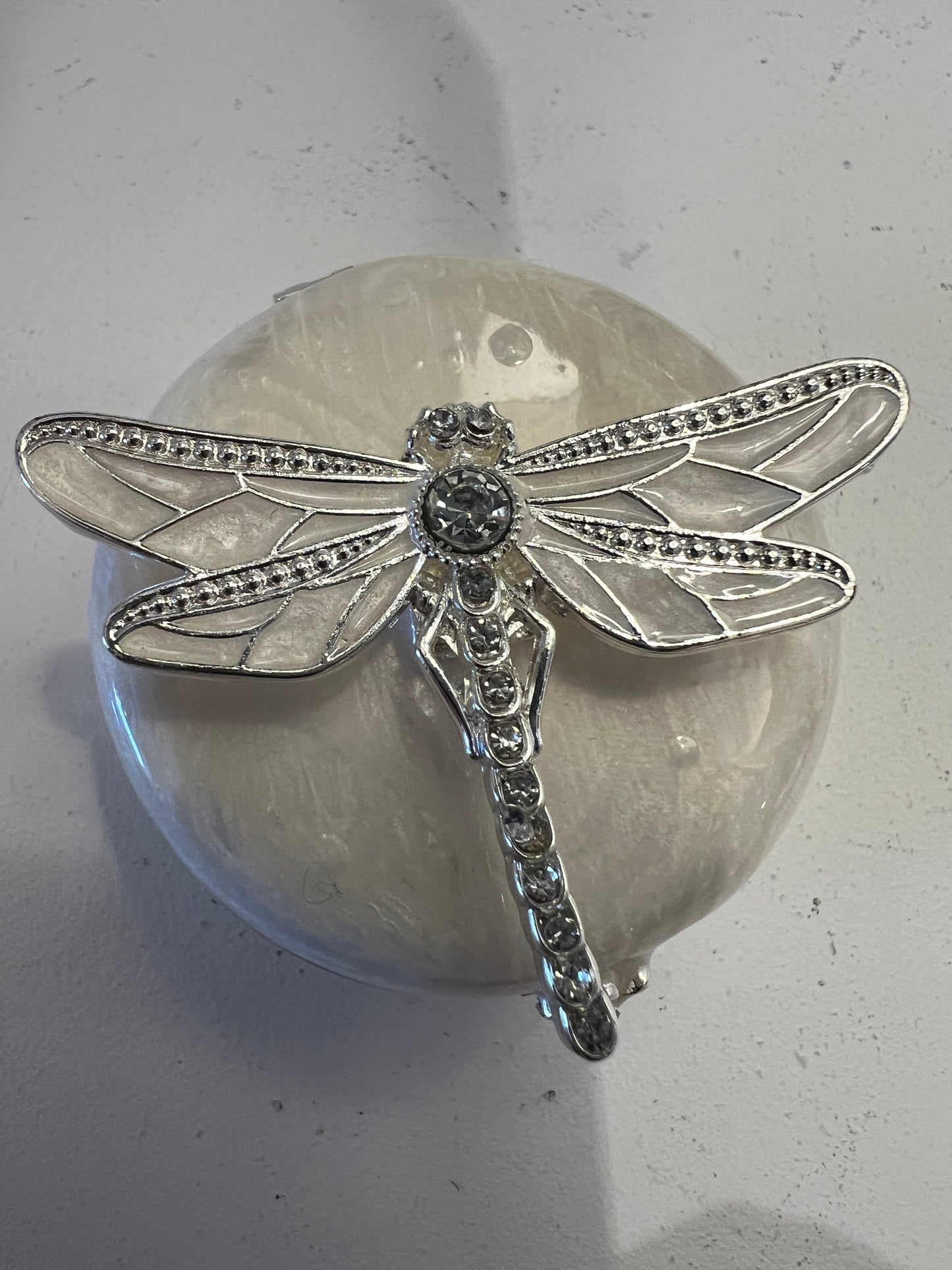 Diamanté Dragonfly Trinket Box