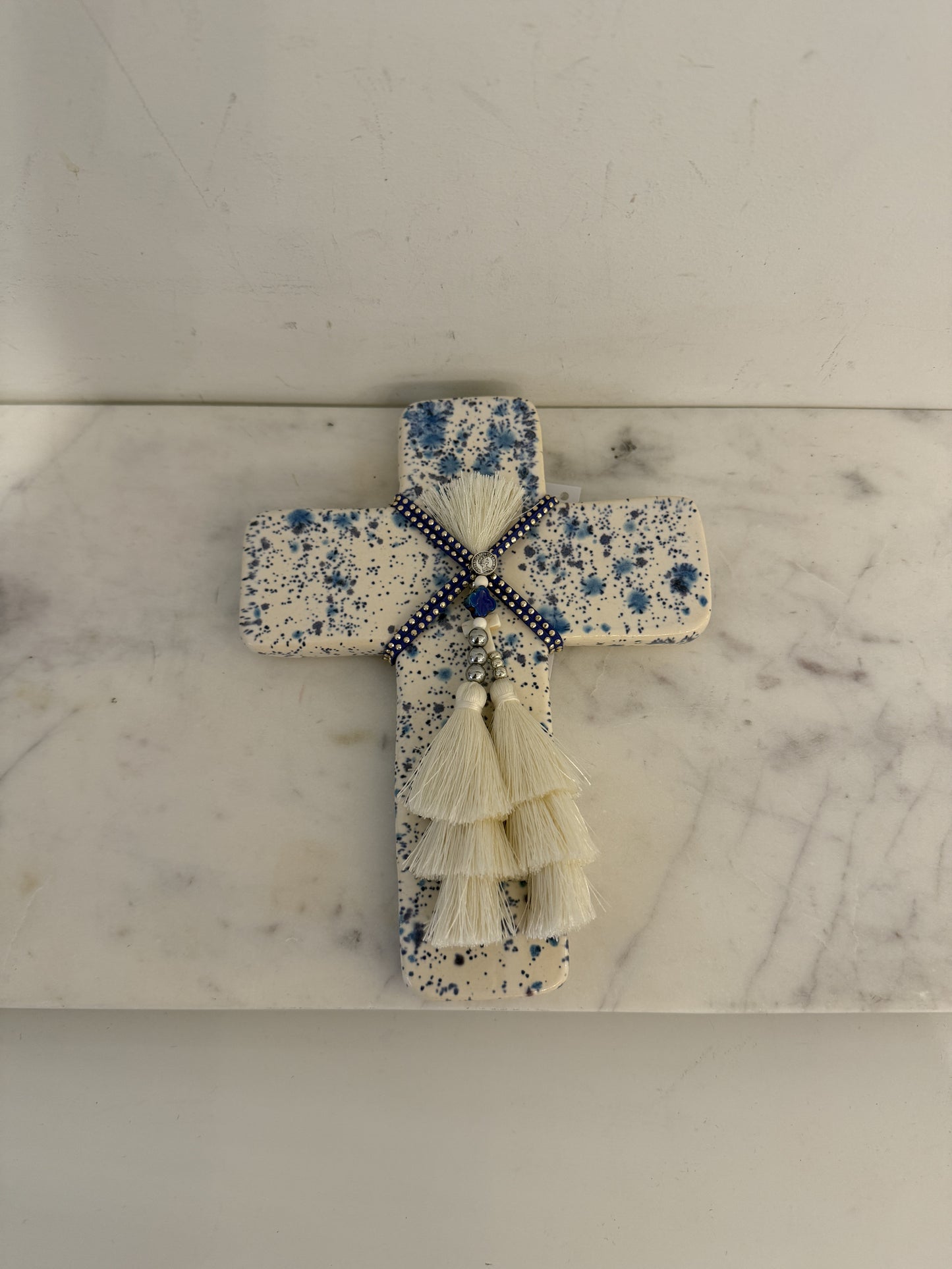 GEORGE AND COLE Crown Blue Cross - Medium