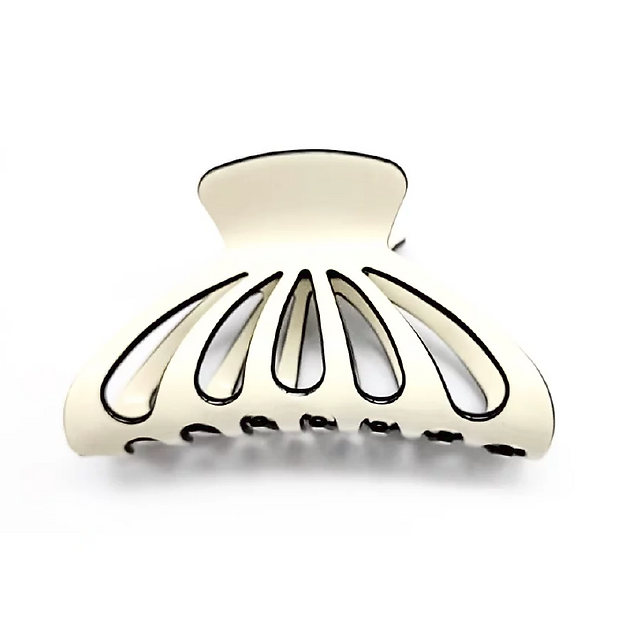 Large Hairclaw Ivory And Black