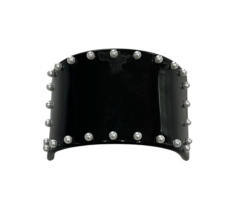 Curved Hair Clip - Black