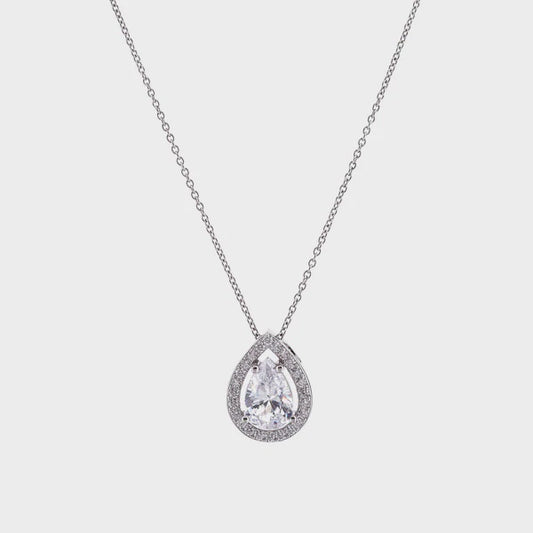 Teardrop Silver Pendant Sybella