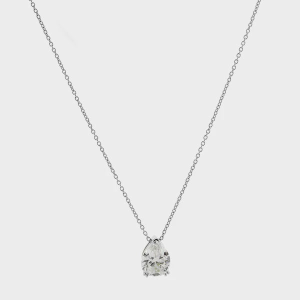 Libby Silver Teardrop pendant Sybella