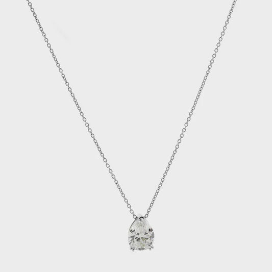 Libby Silver Teardrop pendant Sybella