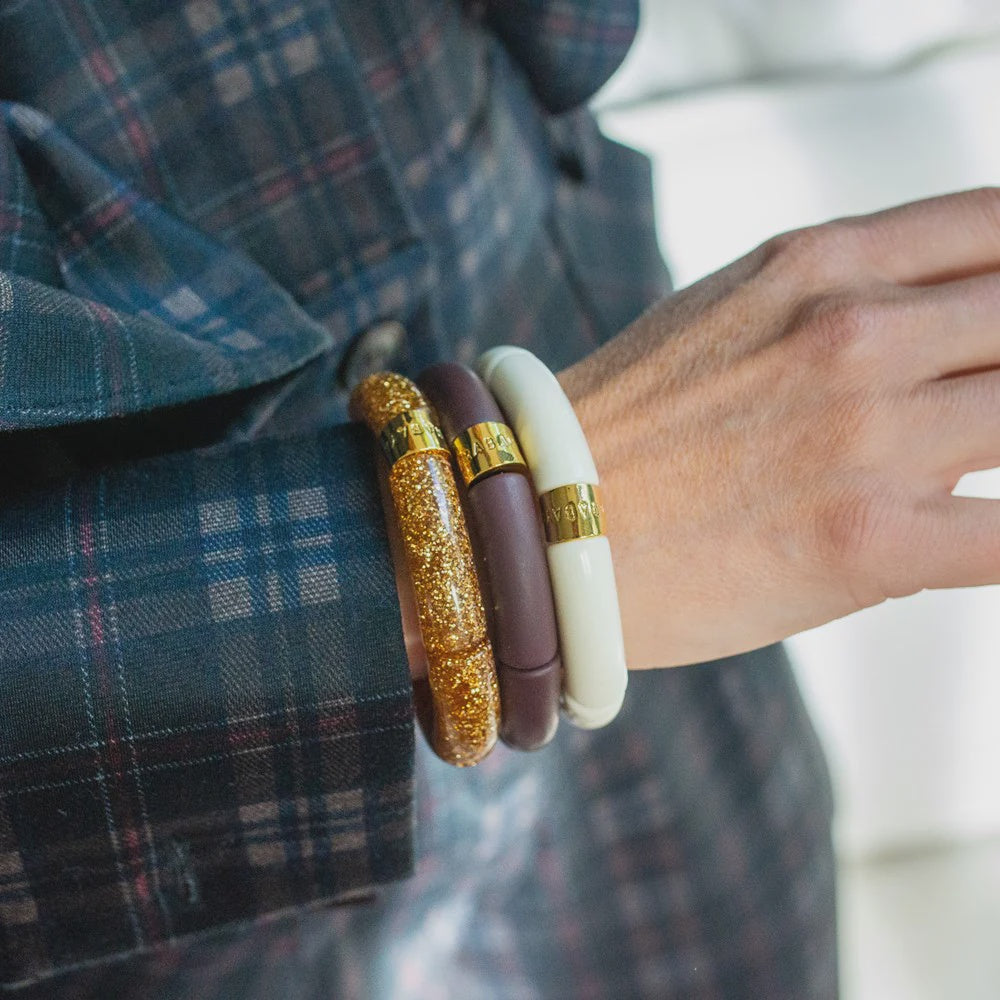 Parabaya Bangles Set Of 3 - Choco