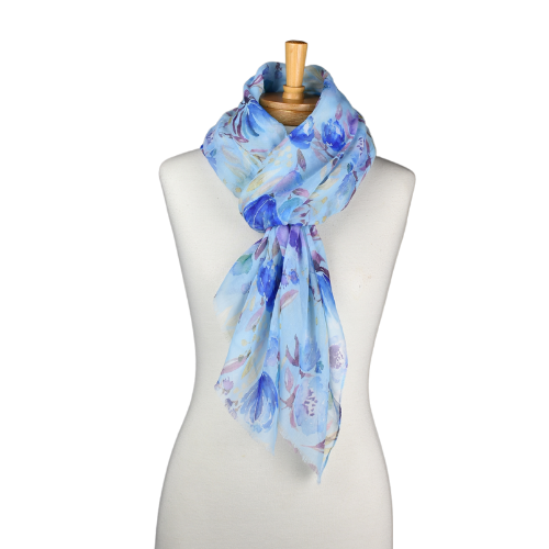 Watercolour Floral Scarf
