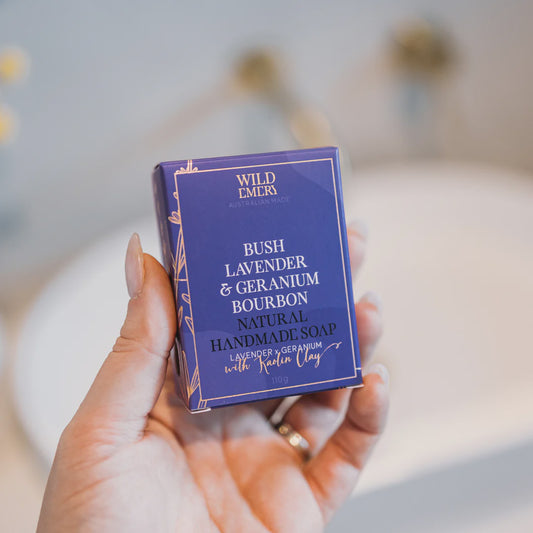 Bush Lavendar & Geranium Bourban Soap