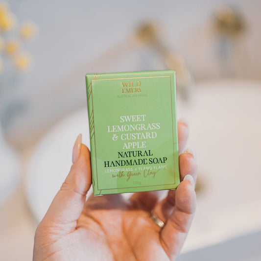 Sweet Lemongrass & Custard Apple Soap