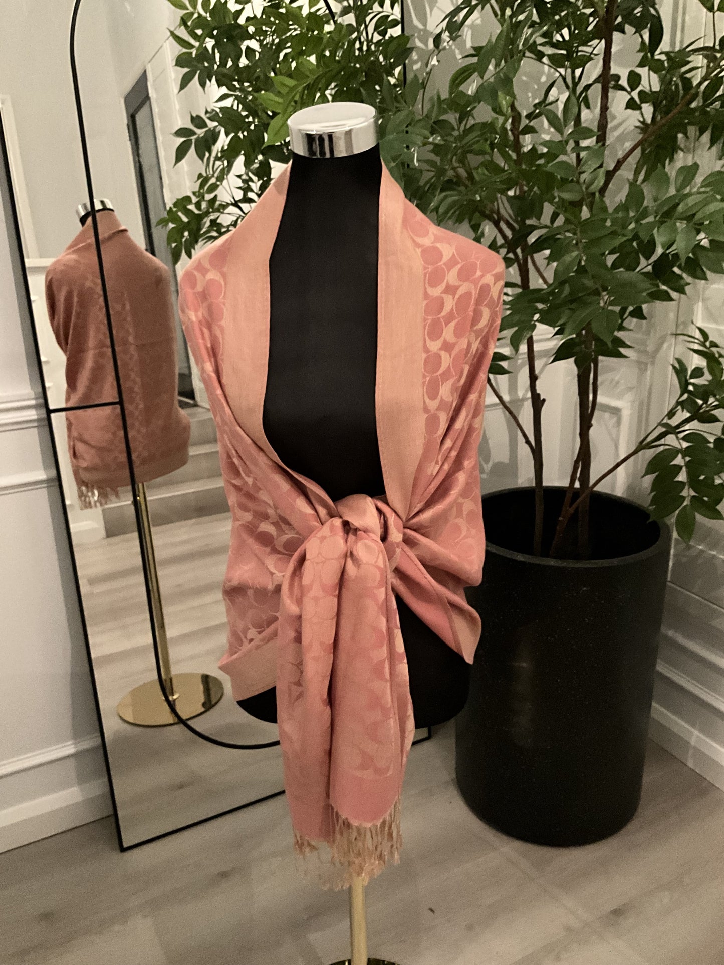Salmon Pink Pashmina