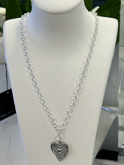 Tori Silver Charm Necklace