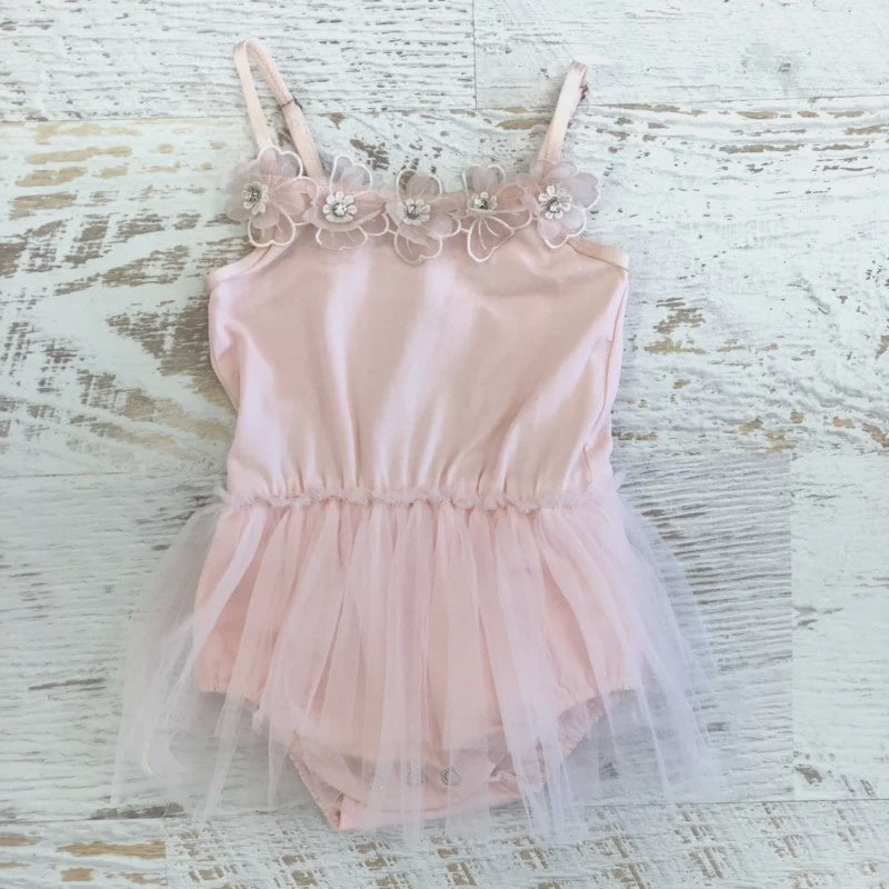 Bella Ballerina Romper - Pink