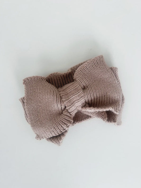 Chocolate Oversized Baby Bow