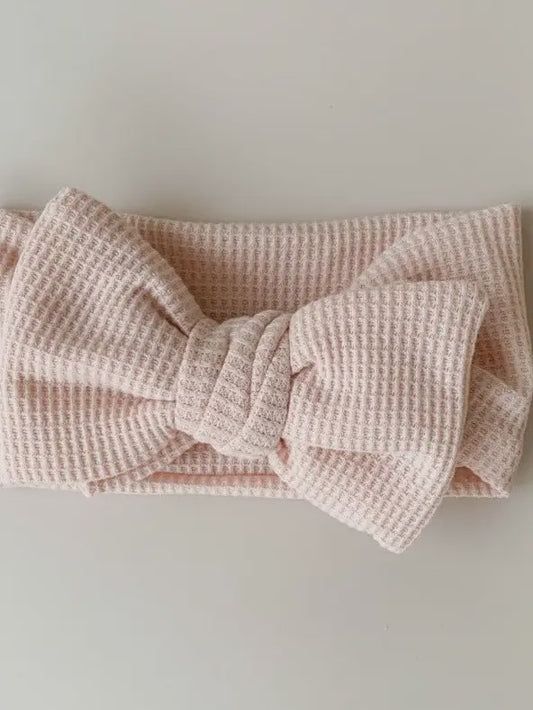 Dusty Pink Oversized Baby Bow