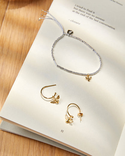 Laila Bee Bracelet Silver