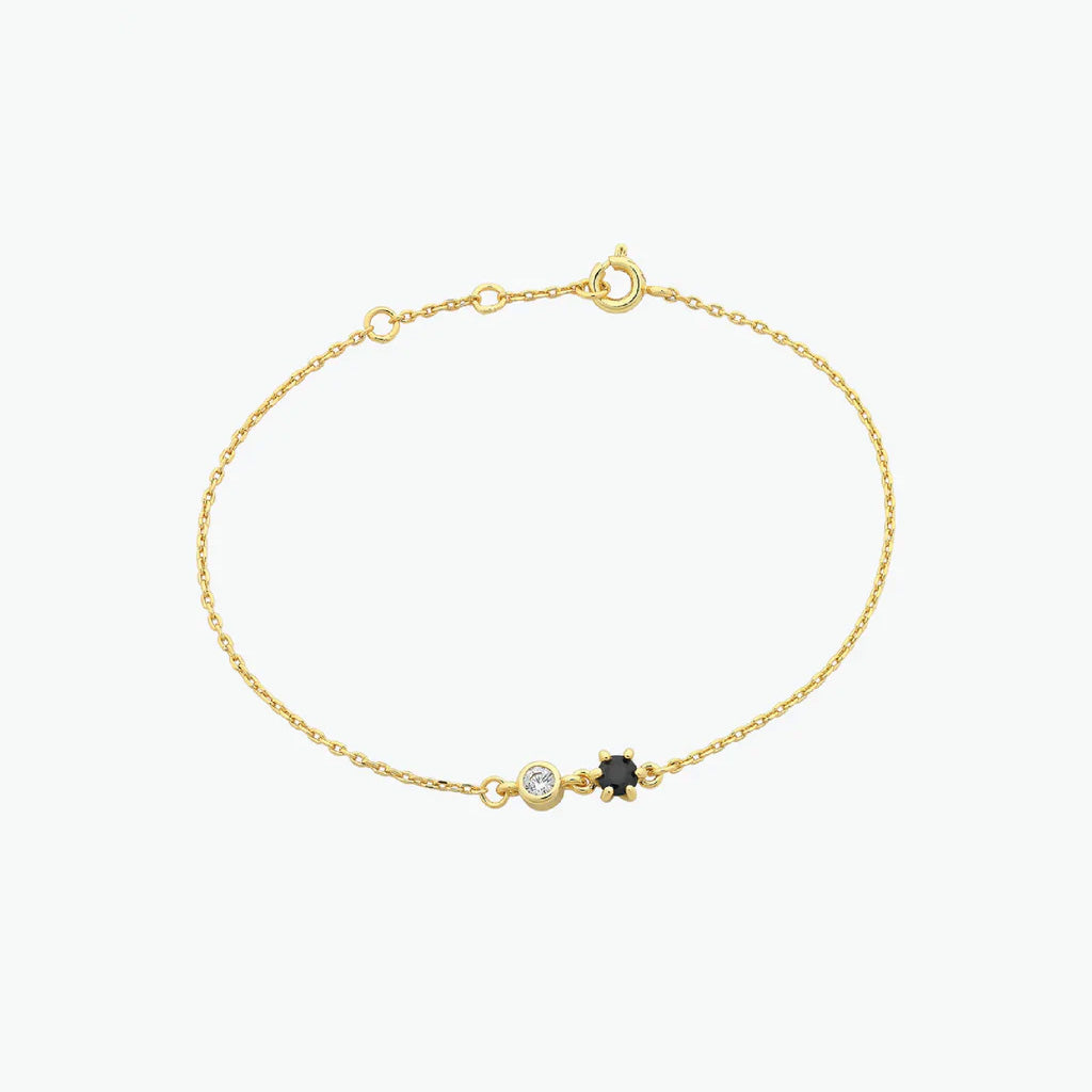 Alia Gold Jet Bracelet
