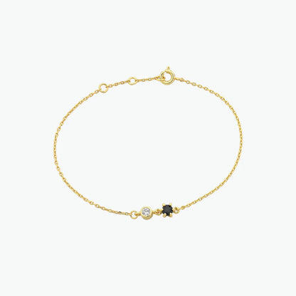 Alia Gold Jet Bracelet