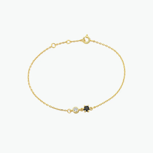 Alia Gold Jet Bracelet