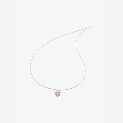 Bella Silver Rose Necklace