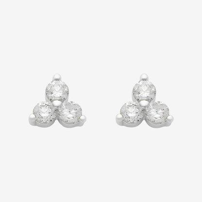 Brigitte Petite Silver Earrings