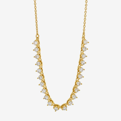 Dolce Vita Soft Gold CZ Necklace