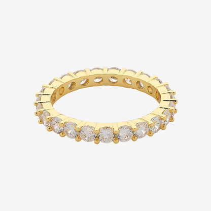 Dolce Vita Soft Gold CZ Ring Large