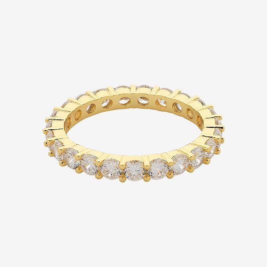 Dolce Vita Soft Gold CZ Ring Large