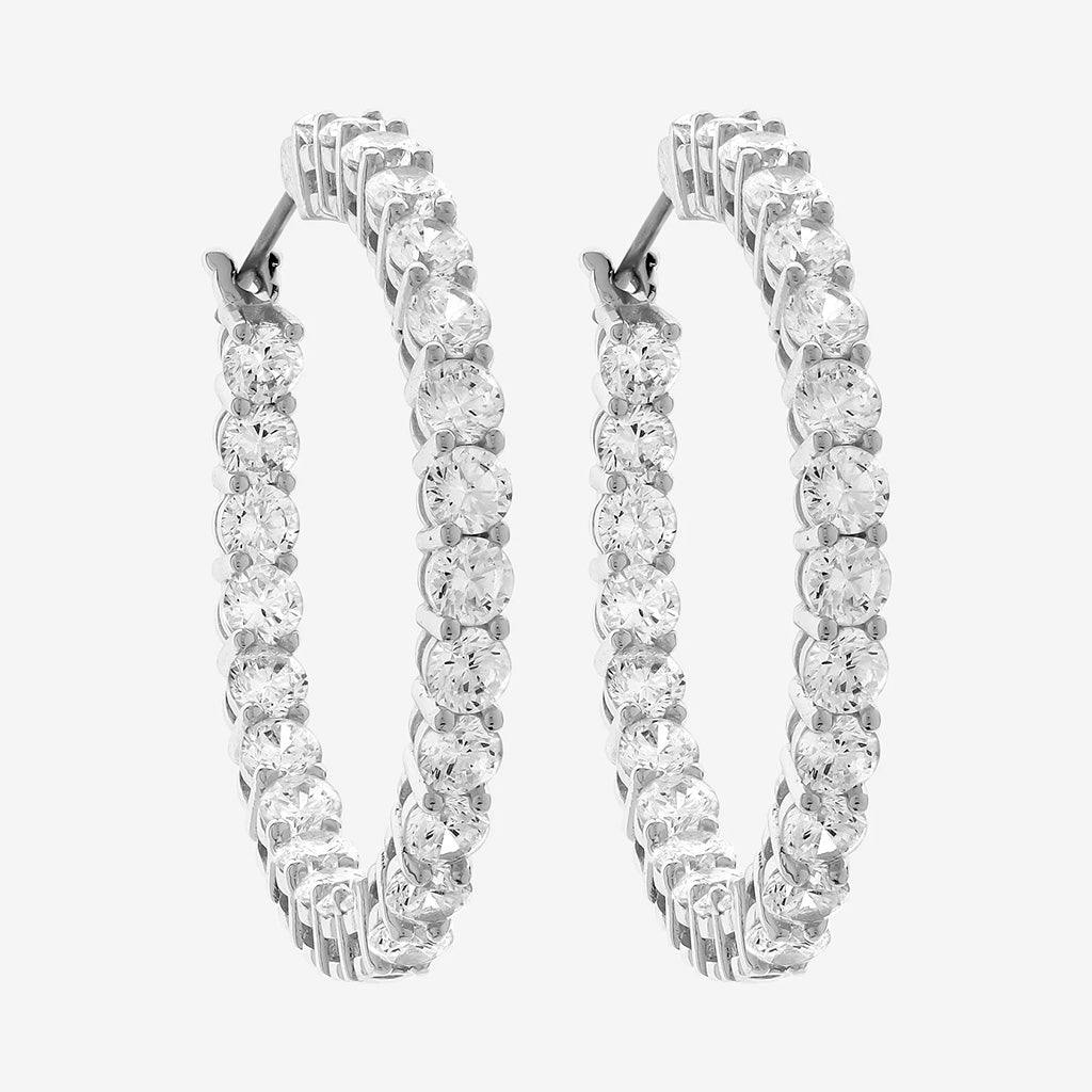 Dolce Vita Rhodium Earrings