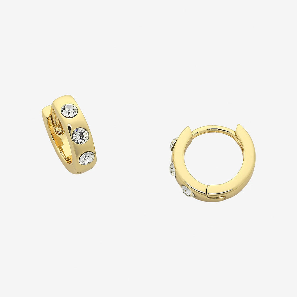 Ellie May Gold Huggie Earrings