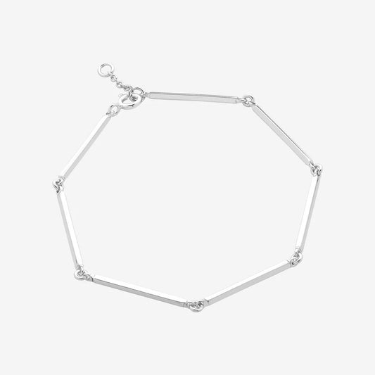 Holland Silver Bar Bracelet