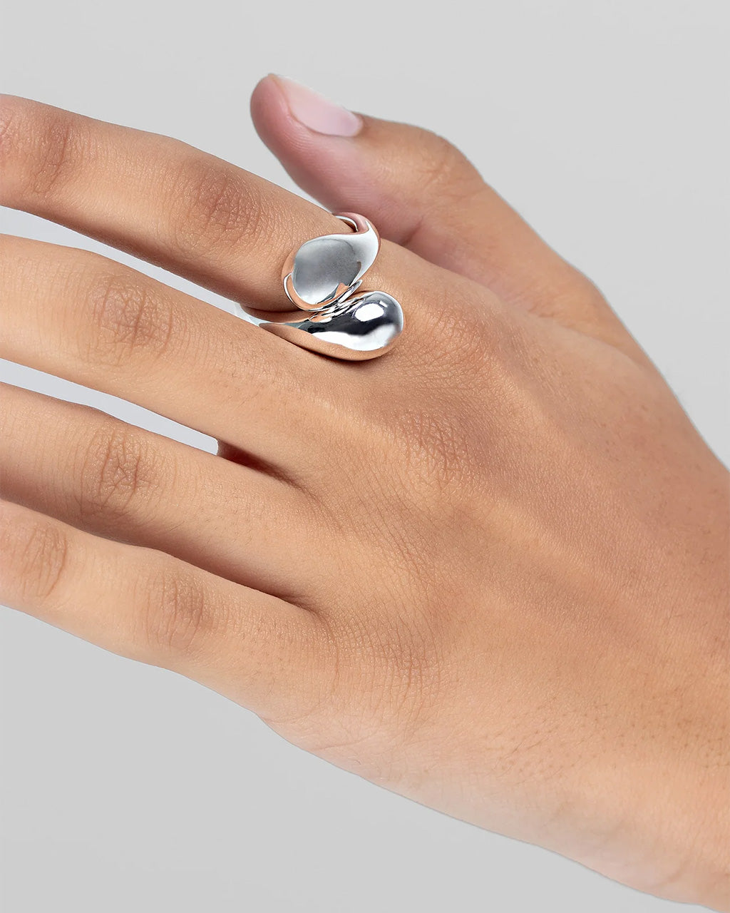Lumen Silver Ring Large