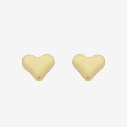 Mariel Gold Heart Earrings