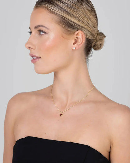 Reign Gold Scarlet Necklace