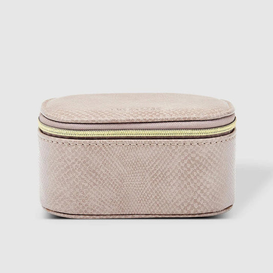 Olive Jewellery Box - Lizard Stone