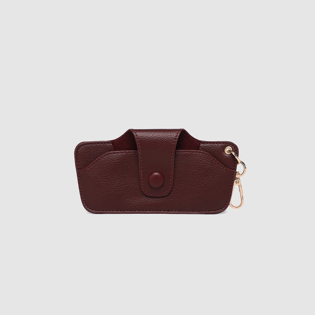 Skittle Sunglass Case - Burgundy