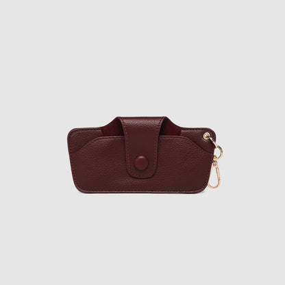 Skittle Sunglass Case - Burgundy