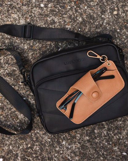Skittle Sunglass Case - Camel