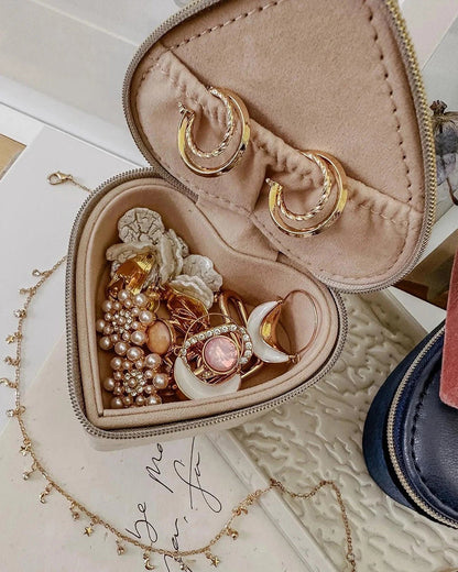 Valerie Jewellery Box - Velvet Malt