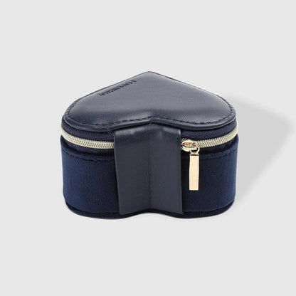 Valerie Jewellery Box - Velvet Navy