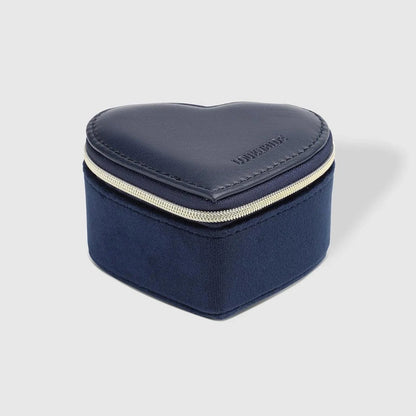 Valerie Jewellery Box - Velvet Navy
