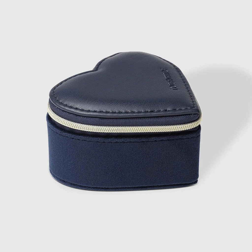 Valerie Jewellery Box - Velvet Navy