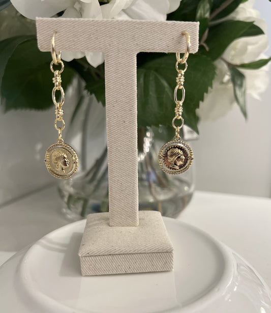 Love Coin Earrings