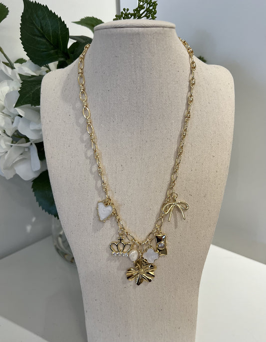 Lucia Charm Necklace