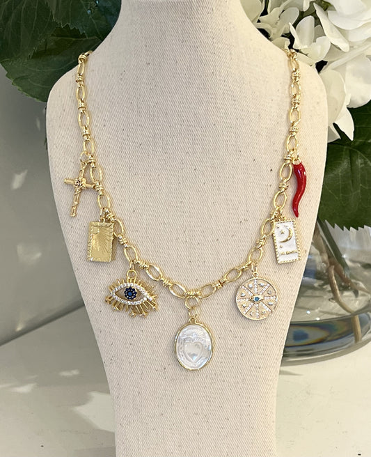 Mary Charm Necklace