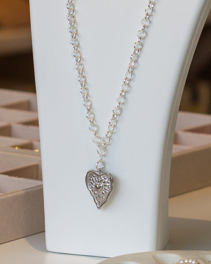 Tori Silver Charm Necklace